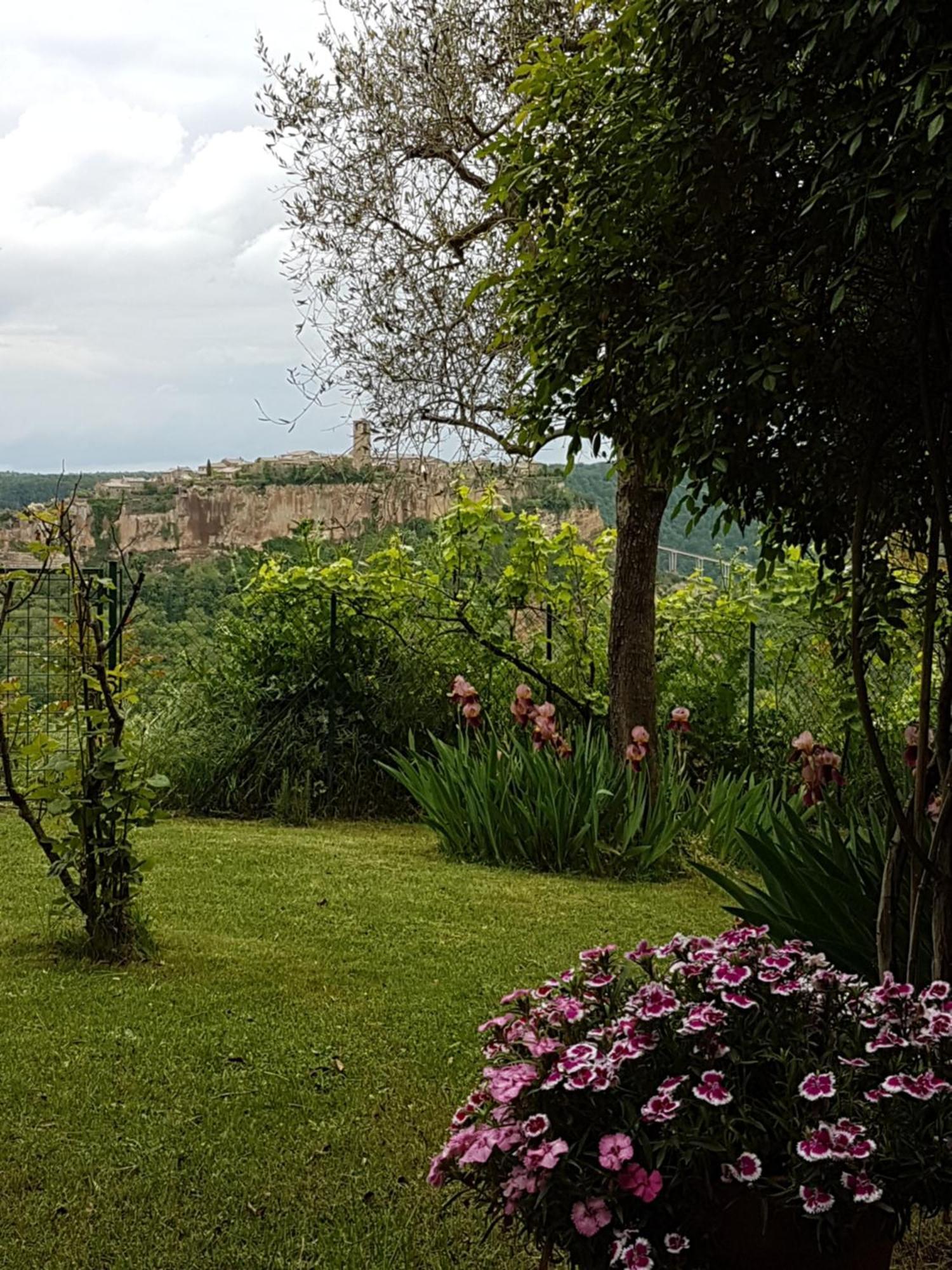 Casa Con Vista Mozzafiato Su Civita Di Bagnoregio Villa Lubriano Exteriör bild
